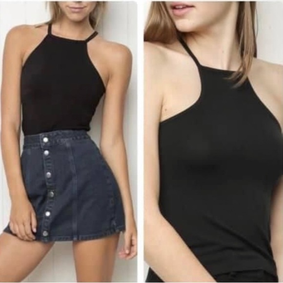 Brandy Melville black tank top - Picture 2 of 3